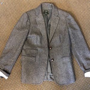 J. Crew Women’s Herringbone Hacking Blazer